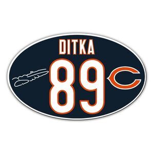 Chicago Bears Mike Ditka Magnetic Team Magnet, 8"